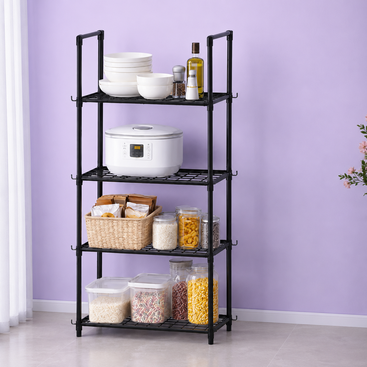 ESTANTE ORGANIZADOR DE 4 NIVELES